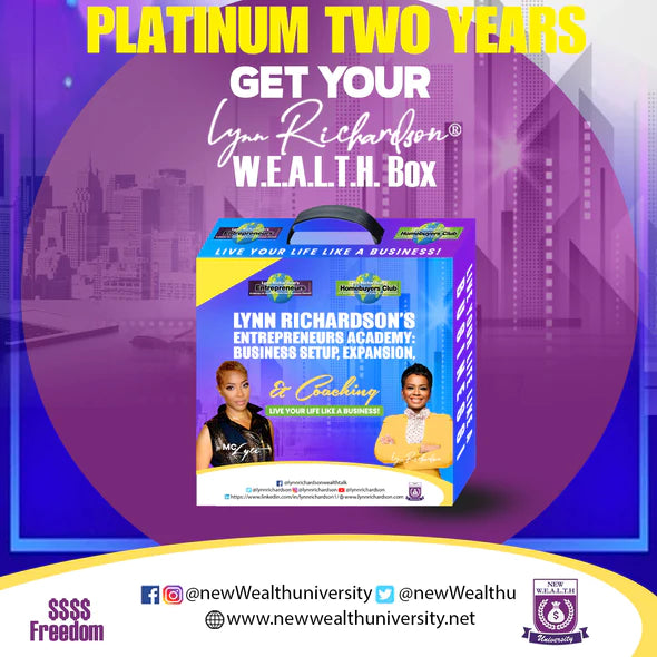 Discounted Platinum W.E.A.L.T.H. Ambassador for Two Years 50% OFF - $499 - CODE FINLIT50